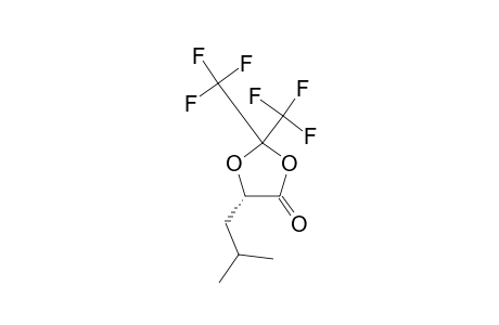 (5-S)-5-(2-METHYLPROPYL)-2,2-BIS-(TRIFLUOROMETHYL)-1,3-DIOXOLAN-4-ONE