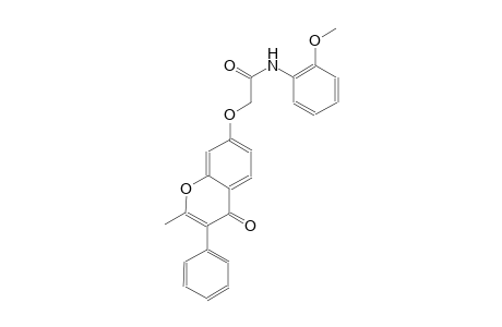 acetamide, N-(2-methoxyphenyl)-2-[(2-methyl-4-oxo-3-phenyl-4H-1-benzopyran-7-yl)oxy]-