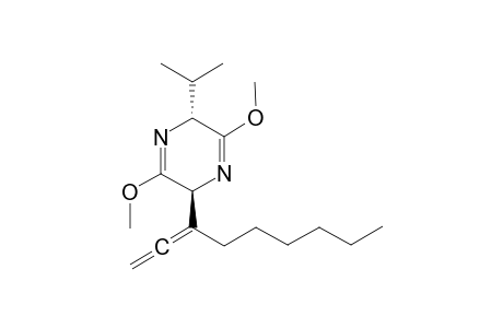 (2R,5S)-2-Isopropyl-3,6-dimethoxy-5-(1-vinylidene-heptyl)-2,5-dihydro-pyrazine