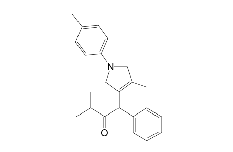 3-methyl-1-[4-methyl-1-(4-methylphenyl)-2,5-dihydropyrrol-3-yl]-1-phenyl-2-butanone