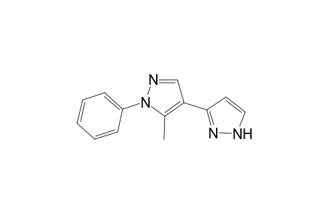 Pyrazole, 5-methyl-1-phenyl-4-(3-pyrazolyl)-