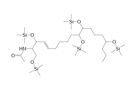 Acetamide, N-[2,9,10,14-tetrakis[(trimethylsilyl)oxy]-1-[[(trimethylsilyl)oxy]methyl]-3-heptadecenyl]-