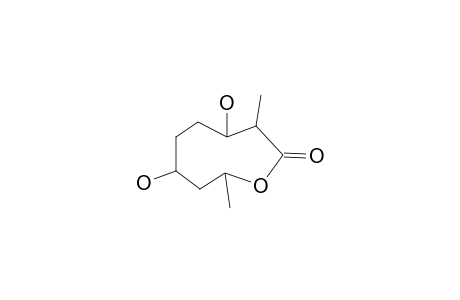 ACTINOLACTOMYCIN;4,7-DIHYDROXY-3,9-DIMETHYL-2-OXONANONE
