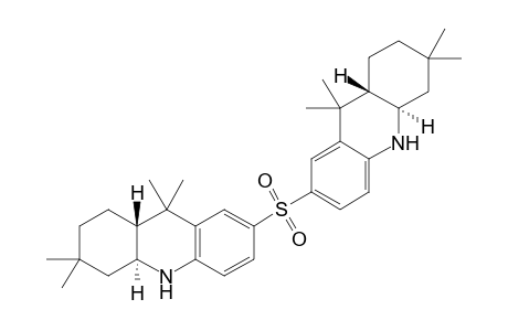 (4aS,9aR)-7-[[(8aS,10aR)-6,6,9,9-tetramethyl-5,7,8,8a,10,10a-hexahydroacridin-2-yl]sulfonyl]-3,3,9,9-tetramethyl-1,2,4,4a,9a,10-hexahydroacridine