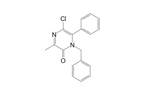1-Benzyl-5-chloro-3-methyl-6-phenyl-2(1H)-pyrazinone