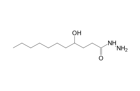 4-hydroxyundecanoic acid, hydrazide