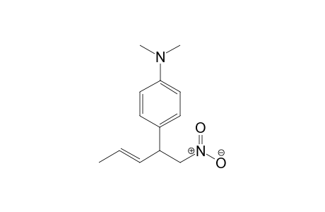 (E) 2-(4-N,N-Dimethylaminophenyl)-1-nitropent-3-ene