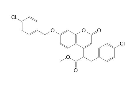 methyl 2-{7-[(4-chlorobenzyl)oxy]-2-oxo-2H-chromen-4-yl}-3-(4-chlorophenyl)propanoate