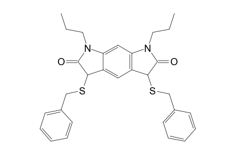 3,5-bis(Benzylsulfanyl)-1,7-dipropyl-3H-pyrrolo[3,2-f]indole-2,6-dione