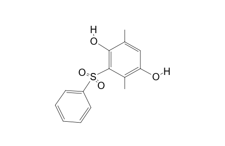 2,5-Dimethyl-3-phenylsulfonylhydroquinone