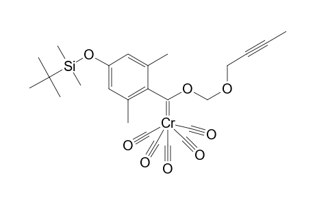 {[4-(tert-Butyldimethylsiloxy)-2,6-dimethylphenyl](but-2-ynyloxy)methoxy]methylene}pentacarbonylchromium(0)