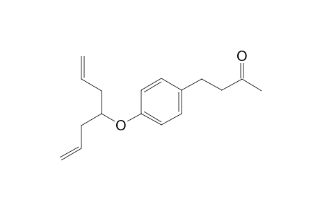 4-(4-(hepta-1,6-dien-4-yloxy)phenyl)butan-2-one