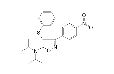 diisopropyl-[3-(4-nitrophenyl)-4-(phenylthio)isoxazol-5-yl]amine