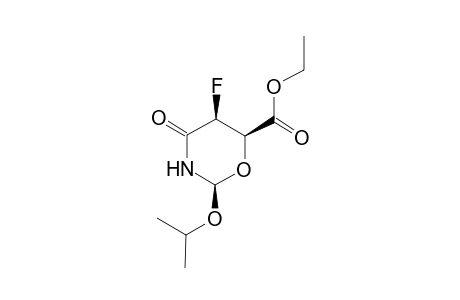 (2R,5S,6R)-5-Fluoro-2-isopropoxy-4-oxo-[1,3]oxazinane-6-carboxylic acid ethyl ester