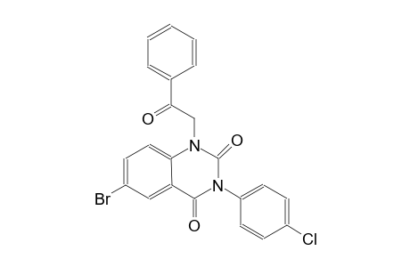 2,4(1H,3H)-quinazolinedione, 6-bromo-3-(4-chlorophenyl)-1-(2-oxo-2-phenylethyl)-
