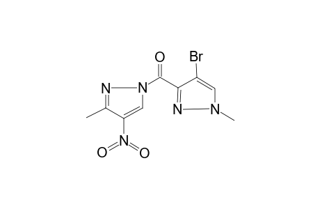 4-Bromo-1-methyl-3-[(3-methyl-4-nitro-1H-pyrazol-1-yl)carbonyl]-1H-pyrazole