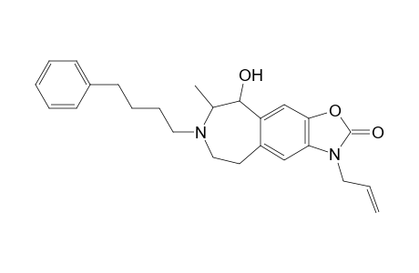 (8RS,9RS)-3-allyl-9-hydroxy-8-methyl-7-(4-phenylbutyl)-3,5,6,7,8,9-hexahydrooxazolo[4,5-h][3]benzazepine-2-one