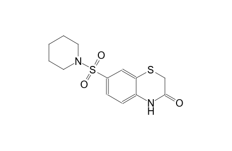 2H-1,4-benzothiazin-3(4H)-one, 7-(1-piperidinylsulfonyl)-