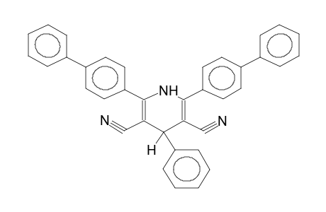 2,6-BIS(4-BIPHENYLYL)-3,5-DICYANO-4-PHENYL-1,4-DIHYDROPYRIDINE