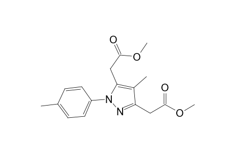 Dimethyl 2,2'-(4-methyl-1-p-tolyl-1H-pyrazole-3,5-diyl)diacetate