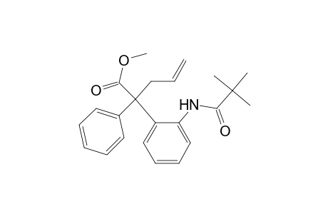 Benzeneacetic acid, 2-[(2,2-dimethyl-1-oxopropyl)amino]-.alpha.-phenyl-.alpha.-2-propenyl -, methyl ester