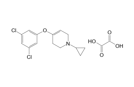 1-Cyclopropyl-4-(3',5'-dichlorophenoxy)-1,2,3,6-tetrahydropyridine Oxalate