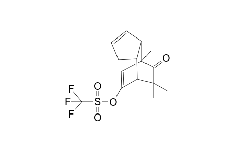 (1S*,2S*,6R*,7R*)-1,11,11-Trimethyl-10-oxotricyclo[5.2.2.0(2,6)]undeca-3,8-dien-8-yltrifluoromethanesulfonate