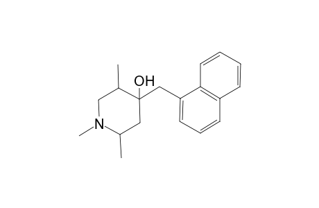 1,2,5-Trimethyl-4-(1-naphthylmethyl)-4-piperidinol