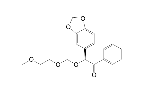 (2S)-1-phenyl-2-(3,4-methylenedioxyphenyl)-2-(2-methoxyethoxymethoxy)ethanone