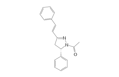 1-ACETYL-5-PHENYL-3-STYRYL-2-PYRAZOLINE