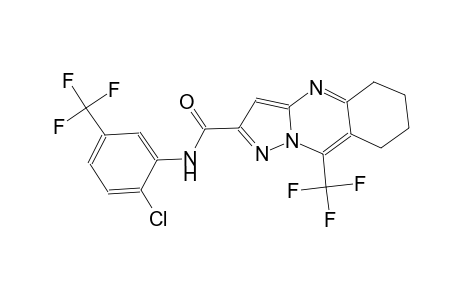 N-[2-chloro-5-(trifluoromethyl)phenyl]-9-(trifluoromethyl)-5,6,7,8-tetrahydropyrazolo[5,1-b]quinazoline-2-carboxamide