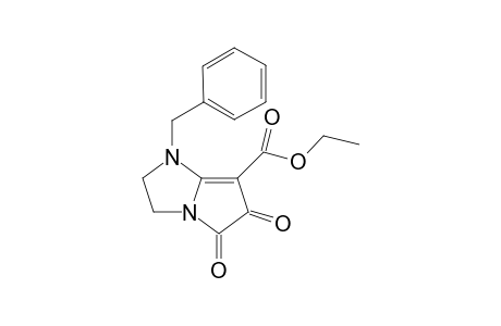 1-Benzyl-7-ethoxycarbonyl-1,2,3,6-tetrahydro-5H-pyrrolo[1,2-a]imidazole-5,6-dione
