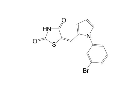 (5E)-5-{[1-(3-bromophenyl)-1H-pyrrol-2-yl]methylene}-1,3-thiazolidine-2,4-dione