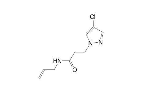 N-allyl-3-(4-chloro-1H-pyrazol-1-yl)propanamide