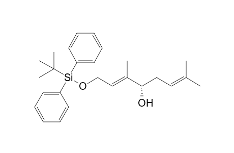 (2E,4S)-1-(tert-Butyldiphenylsilanyloxy)-3,7-dimethylocta-2,6-dien-4-ol
