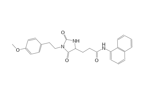 4-imidazolidinepropanamide, 1-[2-(4-methoxyphenyl)ethyl]-N-(1-naphthalenyl)-2,5-dioxo-, (4S)-