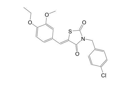 2,4-thiazolidinedione, 3-[(4-chlorophenyl)methyl]-5-[(4-ethoxy-3-methoxyphenyl)methylene]-, (5Z)-