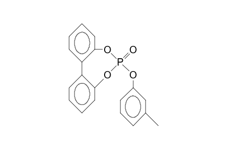 6-(3-Methyl-phenoxy)-dibenzo(D,F)(1,3,2)dioxaphosphepin 6-oxide