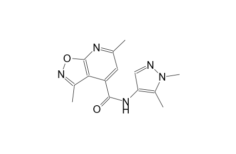 isoxazolo[5,4-b]pyridine-4-carboxamide, N-(1,5-dimethyl-1H-pyrazol-4-yl)-3,6-dimethyl-