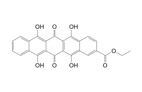 3-Carbethoxy-5,7,12,14-tetrahydroxy-6,13-dioxopentacene