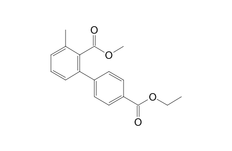 3-methyl-[1,1'-biphenyl]-2,4'-dicarboxylic acid 4'-ethyl 2-methyl ester