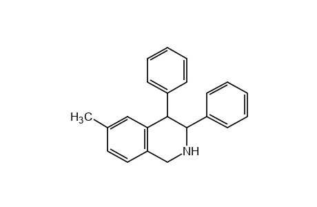 3,4-diphenyl-6-methyl-1,2,3,4-tetrahydroisoquinoline