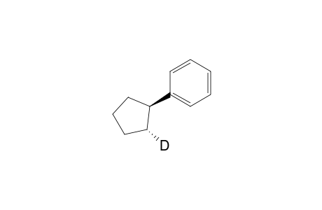 trans-2-Deuterio-1-phenylcyclopentane