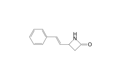 4-[(E)-2-phenylethenyl]-2-azetidinone