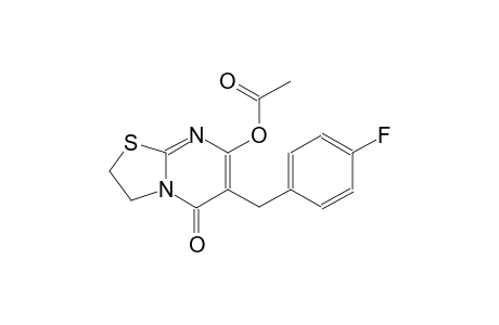 5H-thiazolo[3,2-a]pyrimidin-5-one, 7-(acetyloxy)-6-[(4-fluorophenyl)methyl]-2,3-dihydro-