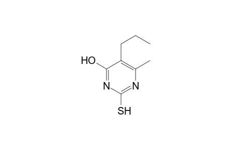 6-Methyl-5-propyl-2-sulfanyl-4-pyrimidinol