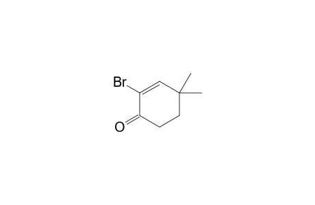 2-bromanyl-4,4-dimethyl-cyclohex-2-en-1-one