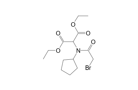 Diethyl 2-(2-bromo-N-cyclopentylacetamido)malonate