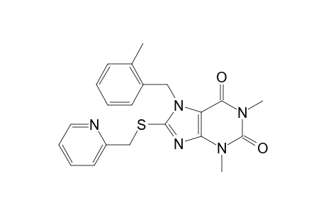 1,3-Dimethyl-7-(2-methylbenzyl)-8-(2-pyridylmethylthio)xanthine