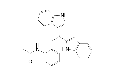 Acetamide, N-[2-[2-(1H-indol-2-yl)-2-(1H-indol-3-yl)ethyl]phenyl]-